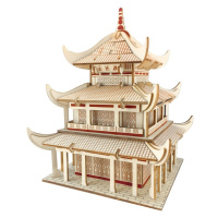 Woodcraft Drevené 3D puzzle Yueyang Tower