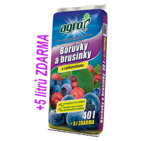 AGRO Substrát pre čučoriedky a brusnice 40 l + 5 l zdarma MERKURY MARKET