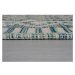 Béžovo-modrý bavlnený koberec Flair Rugs Leela, 60 x 200 cm