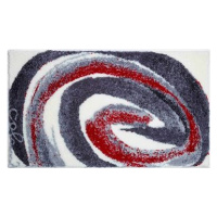 GRUND Colani 42 Kúpeľňová predložka 60 × 100 cm, sivá-červená