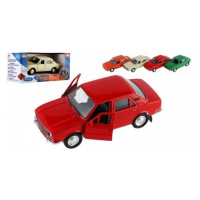 Auto Welly Škoda 105L kov/plast 11cm 1:34-39 na voľný chod 4 farby v krabičke 15x7x7cm