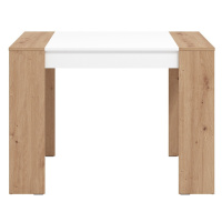 Jedálenský stôl 104 berta - dub artisan/biela
