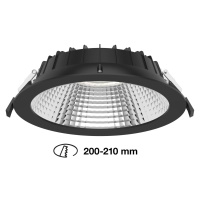 SLC Shift LED svietidlo Ø 22,8 cm CCT, čierna