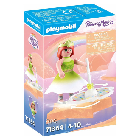 PLAYMOBIL Princess Magic 71364 Nebeský dúhový top s princeznou