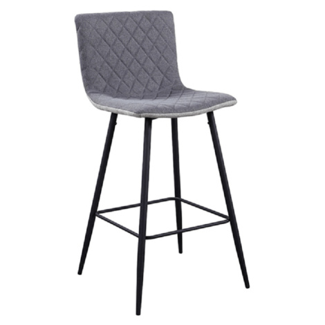 Barová stolička, svetlosivá/sivá/čierna, TORANA Tempo Kondela