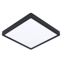 LED stropné svietidlo Fueva 5, IP20 čierne 28,5x28,5cm