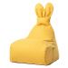 Žltý detský sedací vak The Brooklyn Kids Funny Bunny