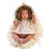 Llorens 74022 NEW BORN - realistická bábika bábätko so zvukmi a mäkkým látkovým telom - 42