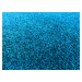 Kusový koberec Eton Exklusive turkis kruh - 200x200 (průměr) kruh cm Vopi koberce