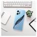 Odolné silikónové puzdro iSaprio - Writing By Feather - black - Xiaomi Redmi Note 12 5G