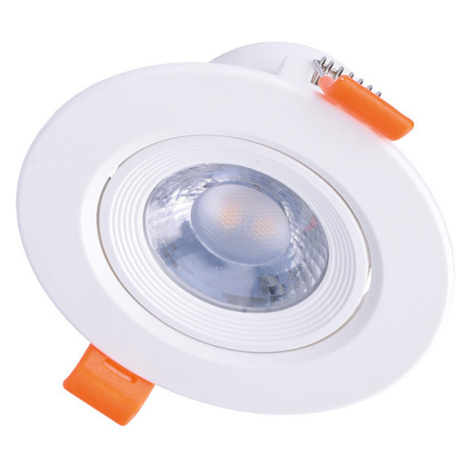 Solight LED podhľadové svietidlo bodové, 5W, 400lm, 3000K, okrúhle, biele