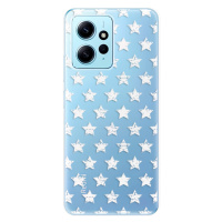 Odolné silikónové puzdro iSaprio - Stars Pattern - white - Xiaomi Redmi Note 12 5G