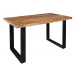 Jedálenský stôl THOR SHEESHAM Dekorhome 140x80x77 cm,Jedálenský stôl THOR SHEESHAM Dekorhome 140