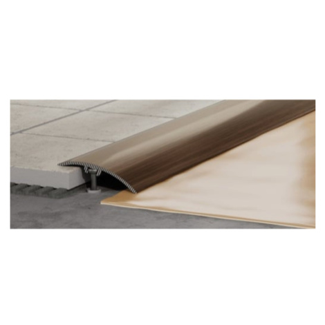 Lišta prechodová Havos, hliník, dĺžka 90 cm, výška hrany 8 mm, LP3O90