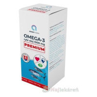 ADAMPharm OMEGA-3 rybí olej 1000 mg PREMIUM, 60 cps
