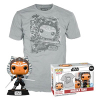 Funko POP! & Tee Box: Star Wars - Ahsoka Tano (GITD) L