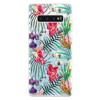 Odolné silikónové puzdro iSaprio - Flower Pattern 03 - Samsung Galaxy S10+