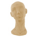 Pieskovohnedá dekoratívna soška PT LIVING Face Art, výška 28,4 cm