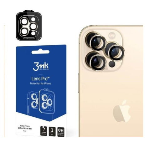 3mk Lens Protection Pro pre Apple iPhone 15 Pro, Dark Gold