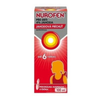 Nurofen suspenzia pre deti 4% jahoda 100 ml