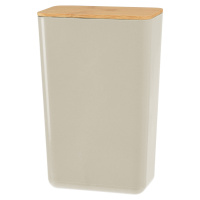 Úložný box s bambusovým vekom Roger, 13 x 20,7 x 8 cm, béžová