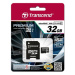 Karta TRANSCEND MicroSDHC 32GB Premium, Class 10 UHS-I 300x + adaptér