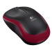 Logitech Wireless Mouse M185, red