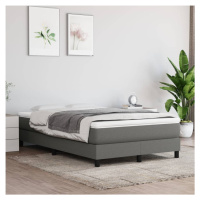 vidaXL Rám na boxspring posteľ tmavosivý 120x200 cm látka