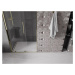 MEXEN/S - Velár posuvné sprchové dvere 120, transparent, zlatá 871-120-000-01-50