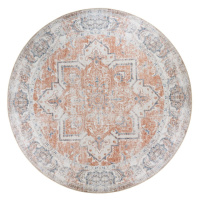 Modro-oranžový okrúhly koberec ø 200 cm Havana - House Nordic