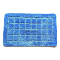 Sconto Kúpeľňová predložka KOCKA modrá, 50x80 cm