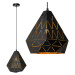 Stropné svietidlo TooLight LOFT GEOMETRIC čierne