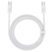 Kábel Cable USB-C to USB-C Baseus, 100W, 2m (white)