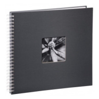 Hama 2113 album klasický špirálový FINE ART 36x32 cm, 50 strán, šedý, biele listy