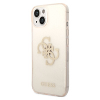 Guess TPU Big 4G Full Glitter Zadný Kryt pre iPhone 14 Max Gold