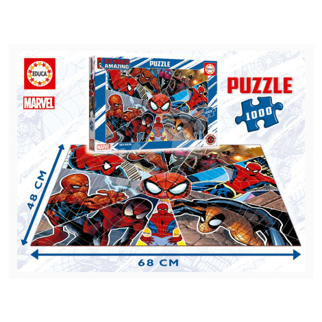 Puzzle Spiderman Beyond Amazing Educa 1000 dielov a Fix lepidlo EDU19487
