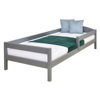 LU Detská posteľ Lipa s úložným boxom - sivá max. 150 kg Rozmer: 160x80