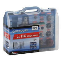 Sada autožiaroviek MEGA H4+H4+poistky COMPASS 08519