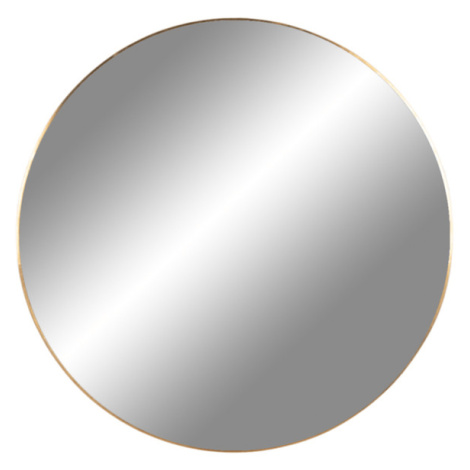 Sconto Zrkadlo JIRSIY GOLD zlatá, priemer 40 cm Houseland