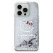 Hello Kitty Liquid Glitter Electroplating Head Logo Zadný Kryt pre iPhone 15 Pro Transparent