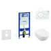 GEBERIT - Duofix Modul na závesné WC s tlačidlom Sigma01, alpská biela + Villeroy Boch - WC a do