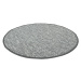 Kusový koberec Alassio šedý kruh - 250x250 (průměr) kruh cm Vopi koberce