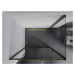 MEXEN/S - Apia sprchovací kút obdĺžnik 130x70, transparent, zlatá 840-130-070-50-00