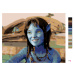 Maľovanie podľa čísel - KIRI (Avatar) Rámovanie: bez rámu a bez vypnutia plátna, Rozmer: 80x100 