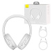 Slúchadlá Baseus Encok Wireless headphone D02 Pro, white (6932172611699)