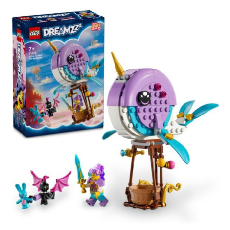 LEGO® DREAMZzz™ 71472 Izzie a jej teplovzdušný balón v tvare narvala