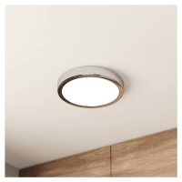 LED stropné svietidlo Fueva 5 IP44 3000K chróm Ø21cm