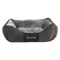 Pelech Scruffs Chester Box Bed šedý M 60x50c