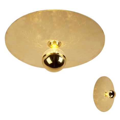 Moderné stropné svietidlo zlaté 40cm - Disque QAZQA