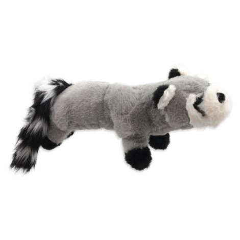 Hračka Dog Fantasy Plush medvedík čistotný pískací čierne tlapky 45cm